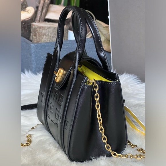 💰SOLD - 2F4HCR015H04 - Marc Jacobs The Turnlock Crossbody Tote Bag - Picture 5 of 16